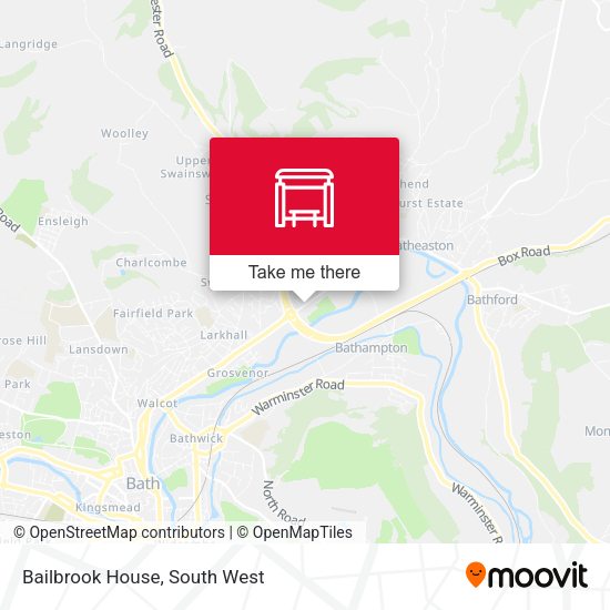 Bailbrook House map