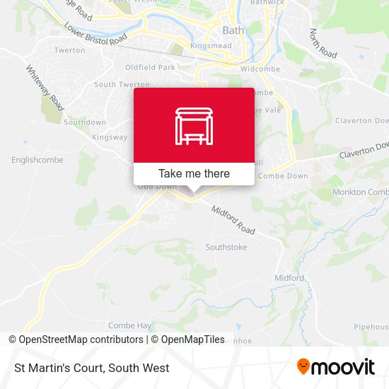 St Martin's Court map