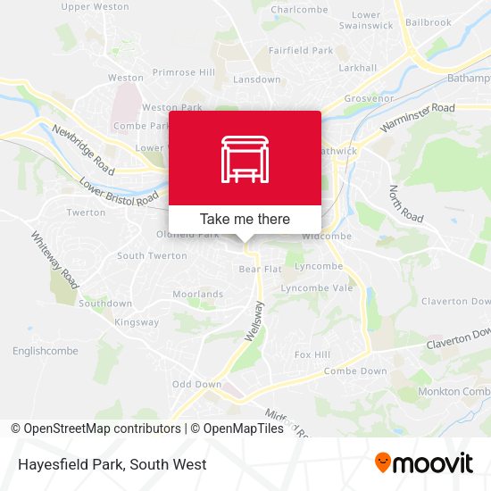 Hayesfield Park map