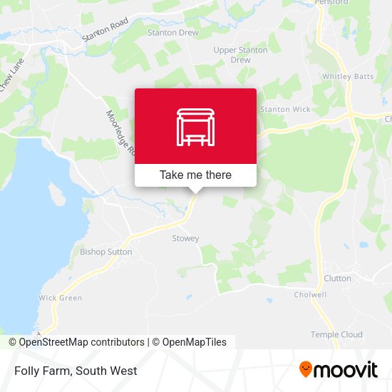 Folly Farm map