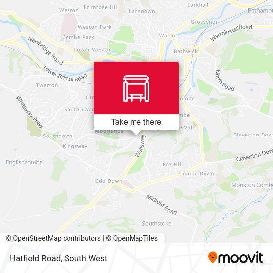 Hatfield Road map