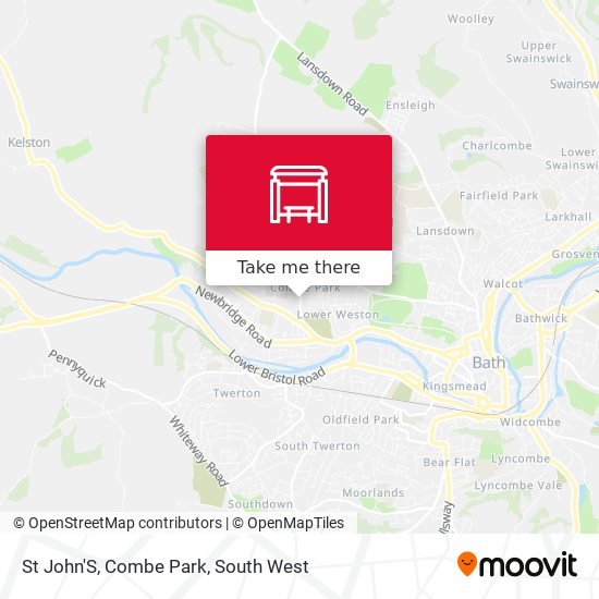 St John'S, Combe Park map