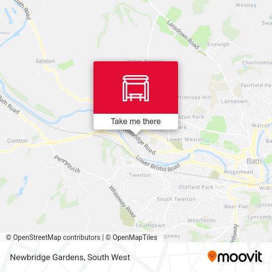 Newbridge Gardens map
