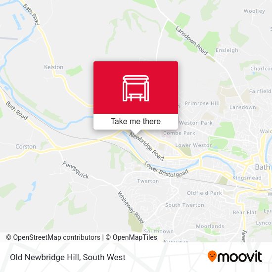 Old Newbridge Hill map