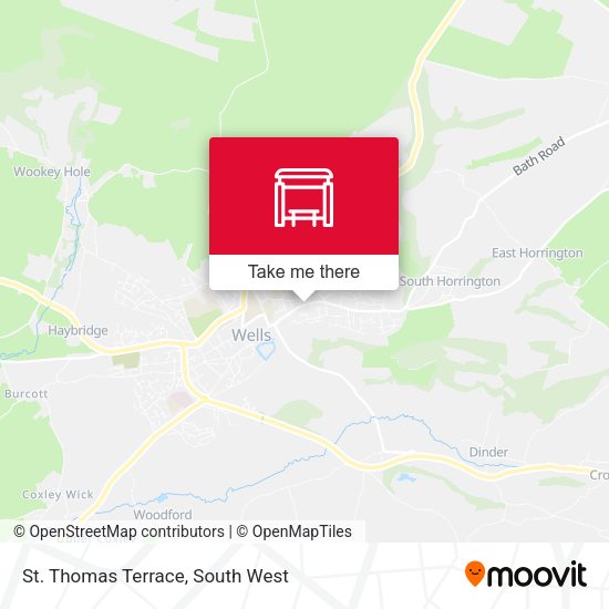 St. Thomas Terrace map