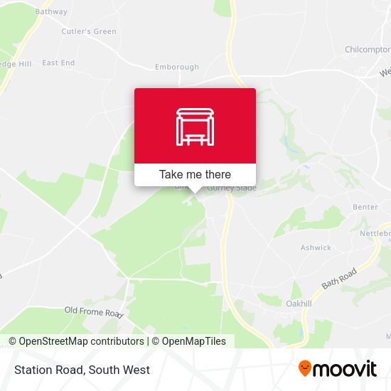 Station Road map