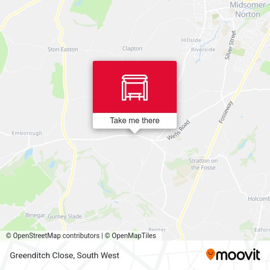 Greenditch Close map