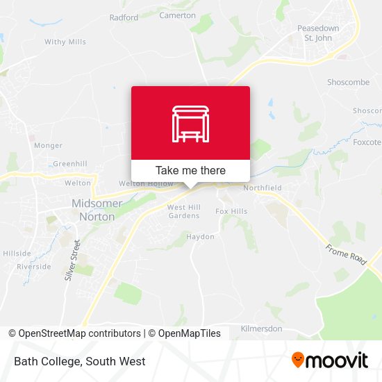 Bath College map