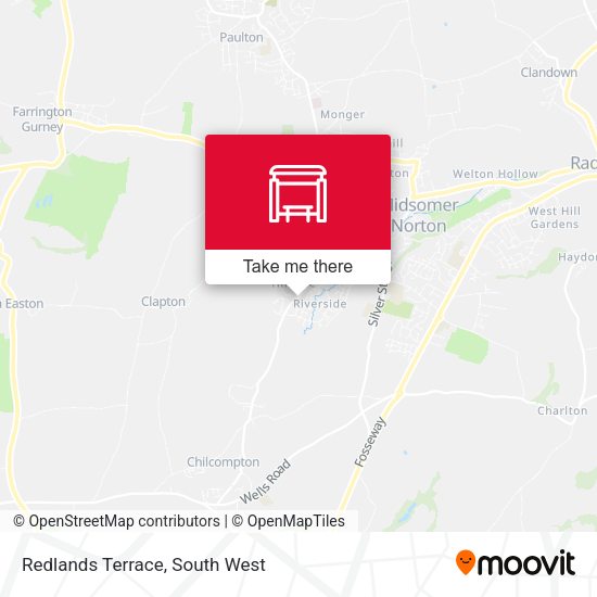Redlands Terrace map