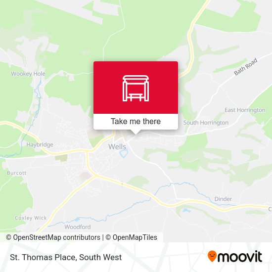 St. Thomas Place map