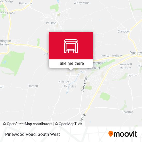Pinewood Road map