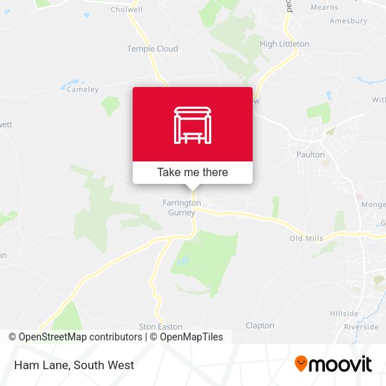 Ham Lane map