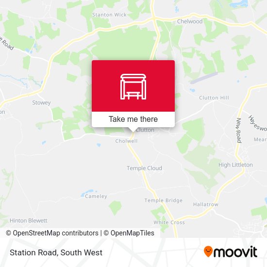 Station Road map