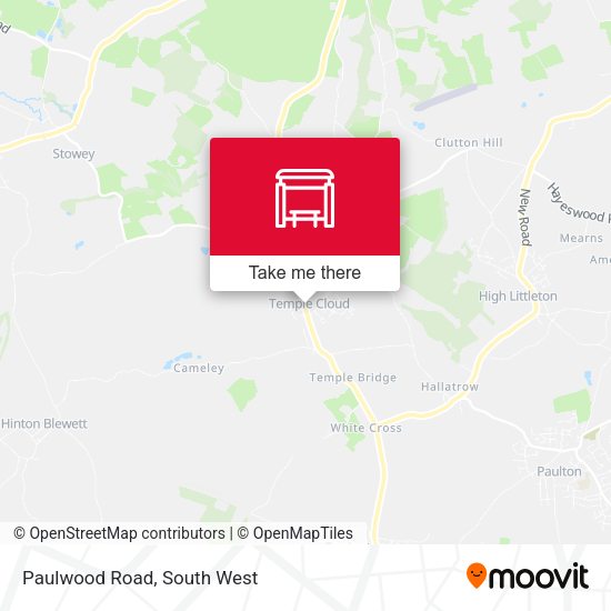 Paulwood Road map