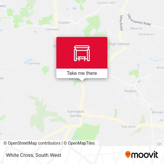 White Cross map