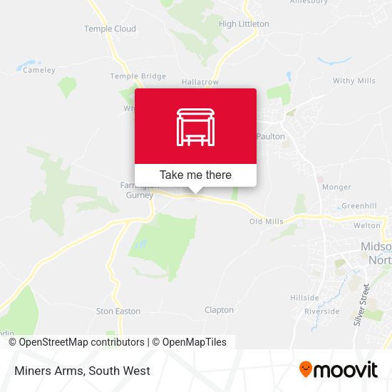 Miners Arms map