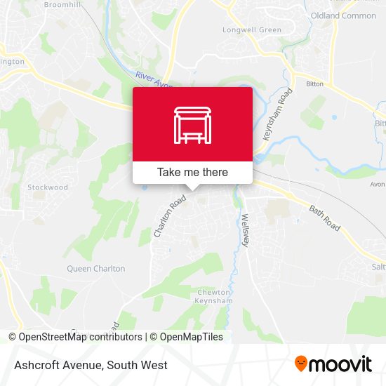 Ashcroft Avenue map