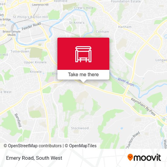 Emery Road map