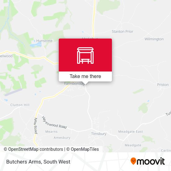 Butchers Arms map