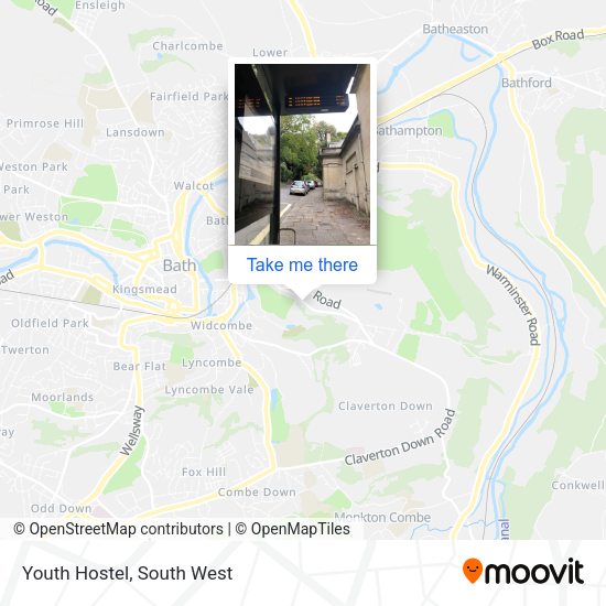 Youth Hostel map