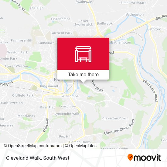 Cleveland Walk map
