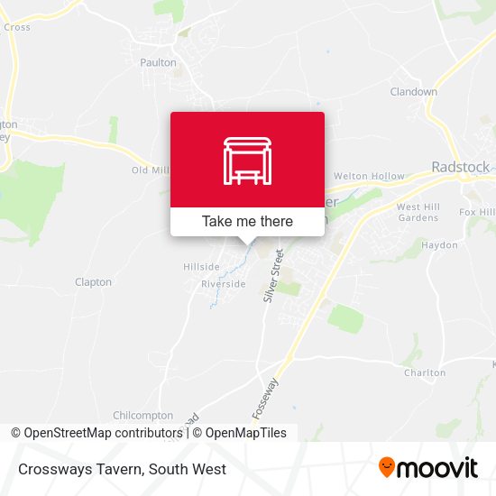 Crossways Tavern map