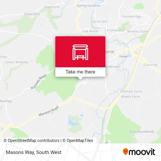 Masons Way map