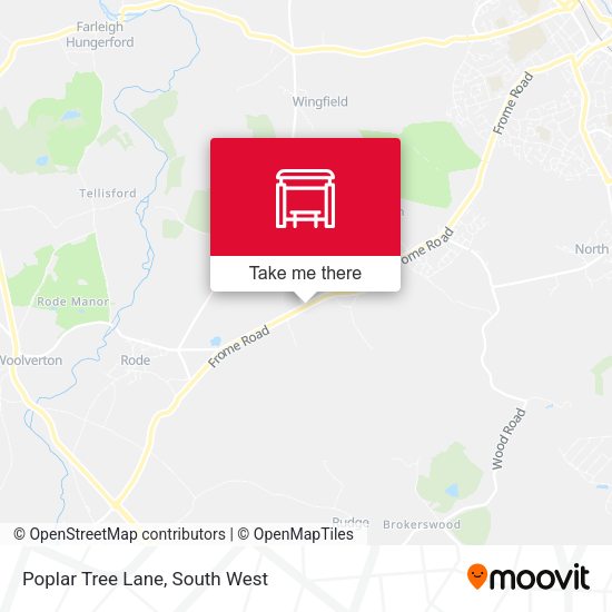 Poplar Tree Lane map