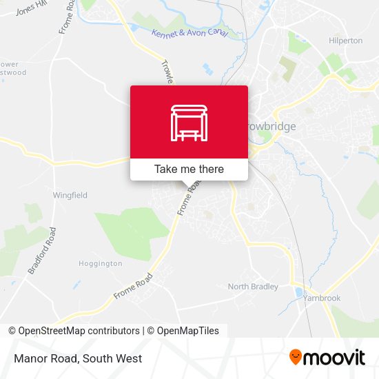 Manor Road map