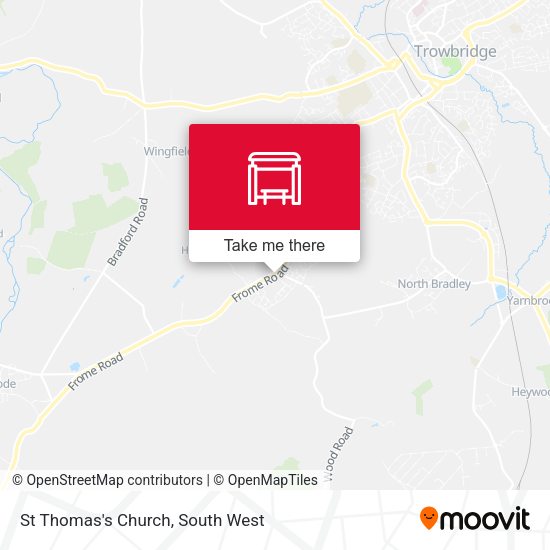 St Thomas's Church map