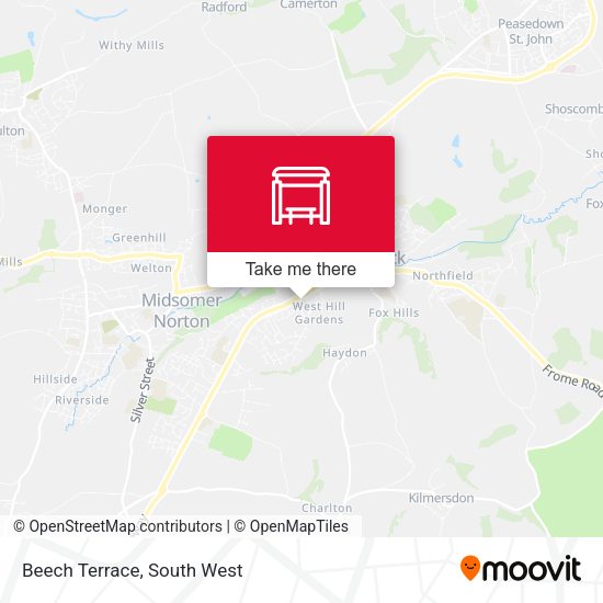 Beech Terrace map