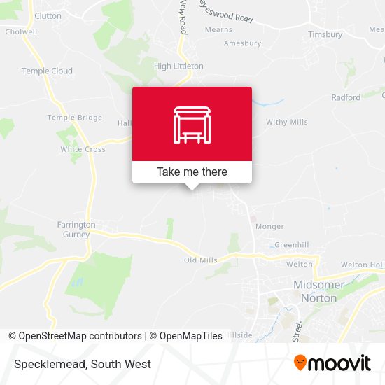 Specklemead map