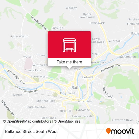 Ballance Street, Lansdown map