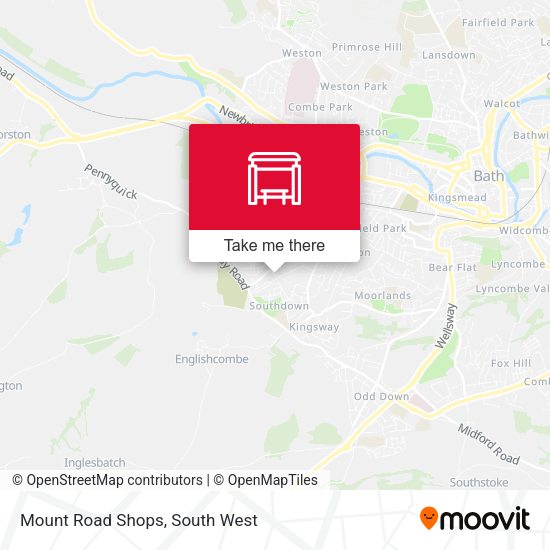 Mount Road Shops map
