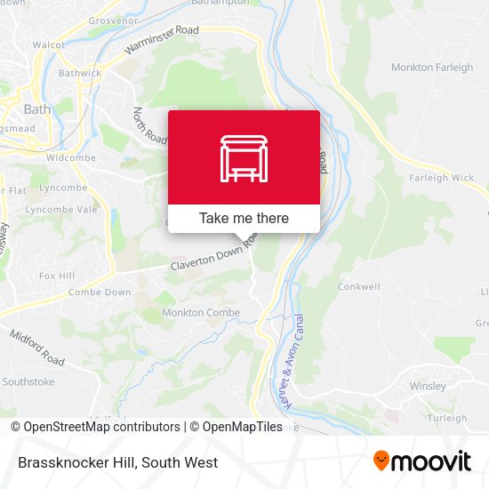 Brassknocker Hill map