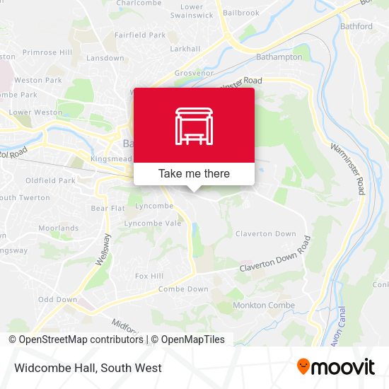 Widcombe Hall map