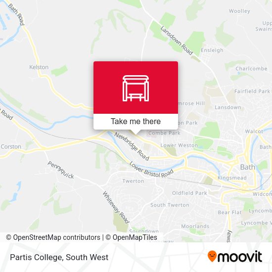 Partis College map