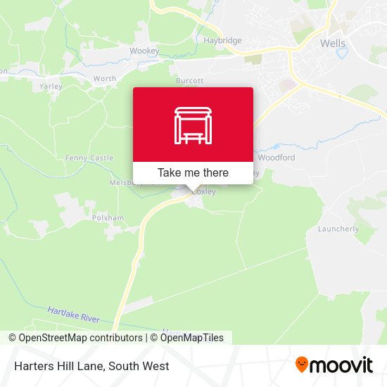 Harters Hill Lane map