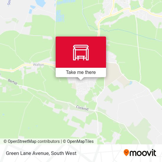 Green Lane Avenue map