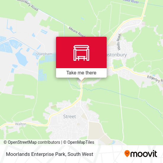 Moorlands Enterprise Park map