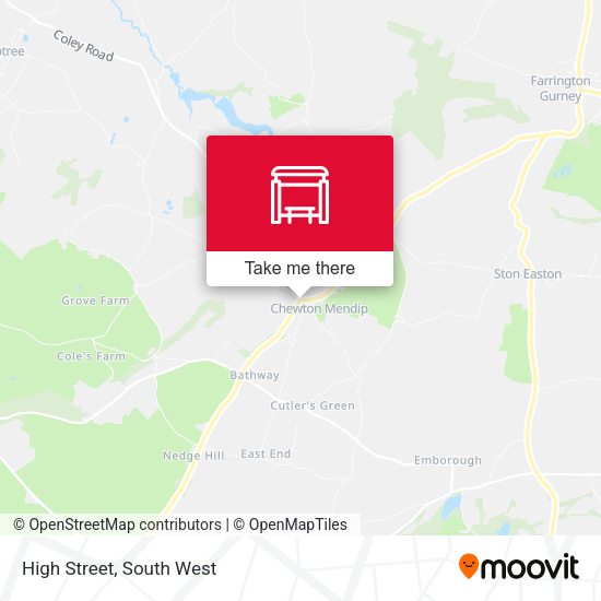 High Street map