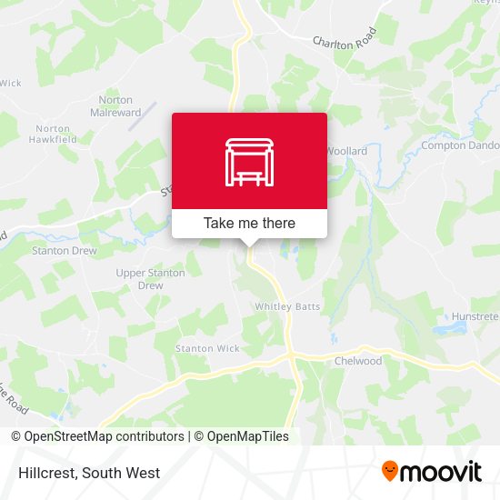 Hillcrest map