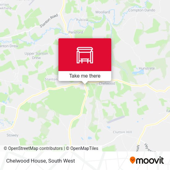 Chelwood House map