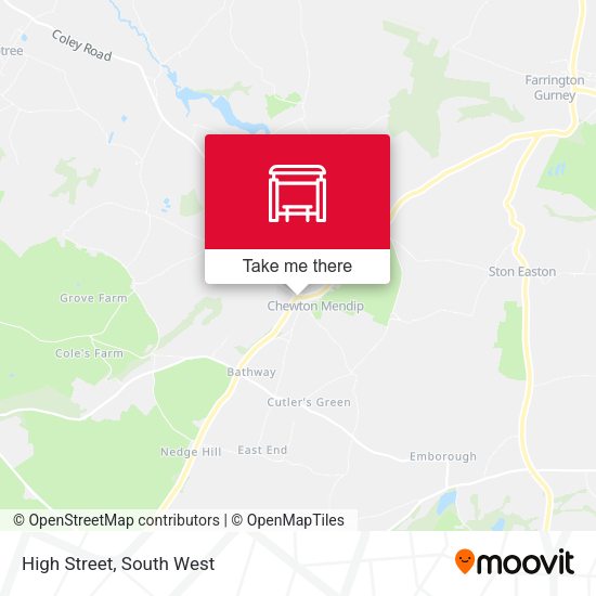 High Street map