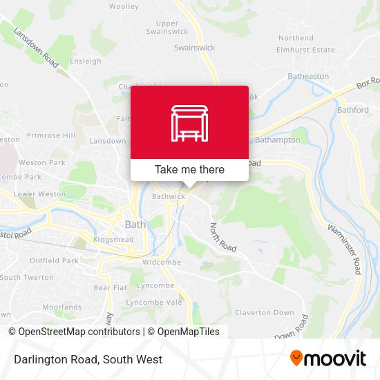 Darlington Road map