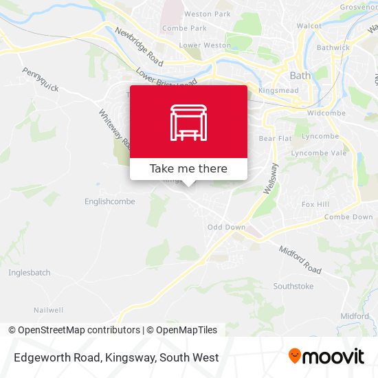 Edgeworth Road, Kingsway map