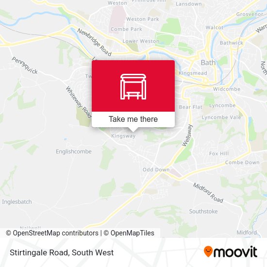 Stirtingale Road map