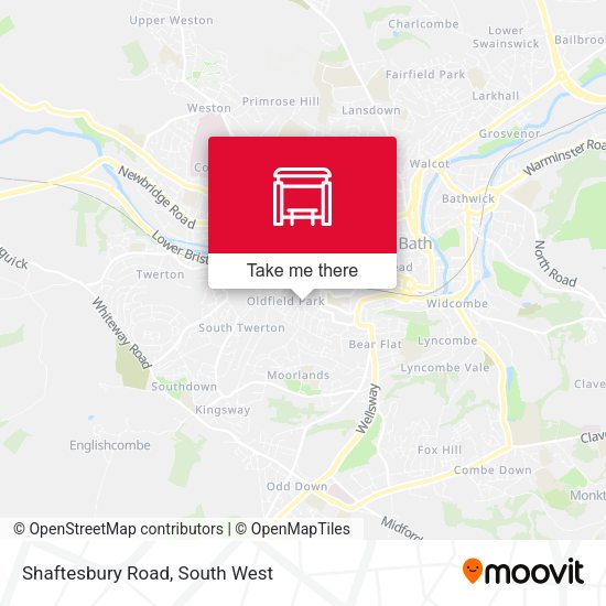 Shaftesbury Road map