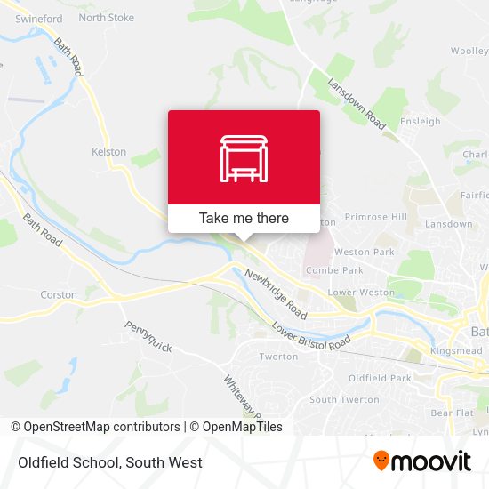 Oldfield School map