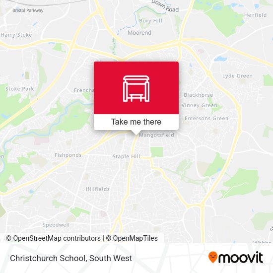 Christchurch School map
